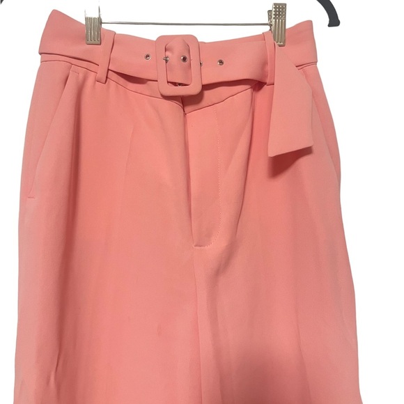Zara Belted Trousers Wide Leg and Ankle Length - Picture 3 of 7